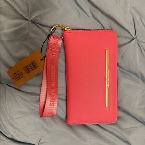 Pink Steve Madden Wallet with Gold Accent